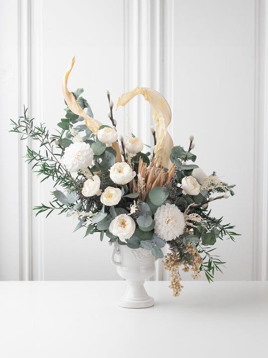 Wild Swan- Preserved Flower Arrangement