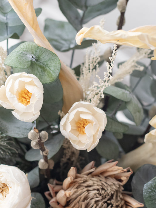 Wild Swan- Preserved Flower Arrangement