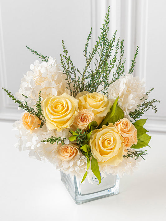 Lemonade - Preserved Flower Arrangement - STILLA