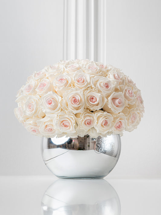 Romance - Dôme de roses préservées