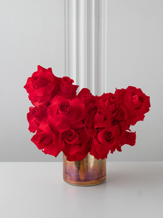 Baisers Rouges - Preserved Flower Arrangement